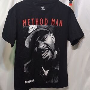 Unisex Black  Method Man Graphic Tee NWOT Size Medium